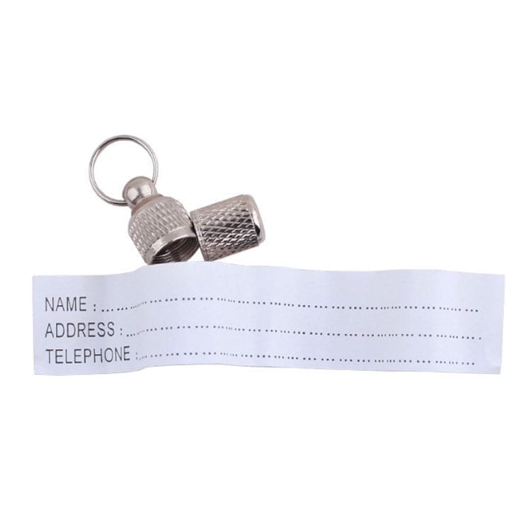 Adressetønne/navnetube til dyr