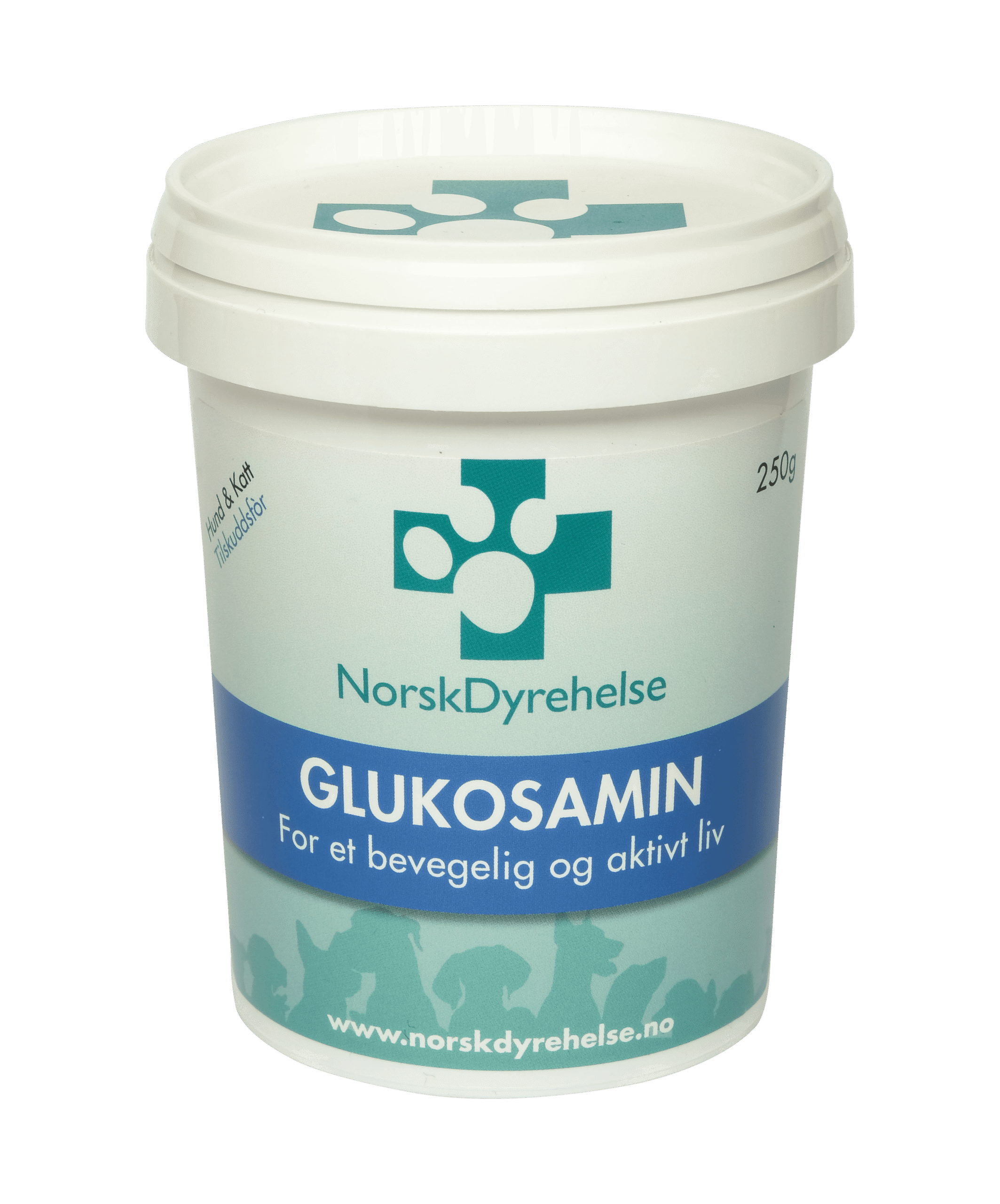 Norsk Dyrehelse Glukosamin Kosttilskudd Hund 250 g