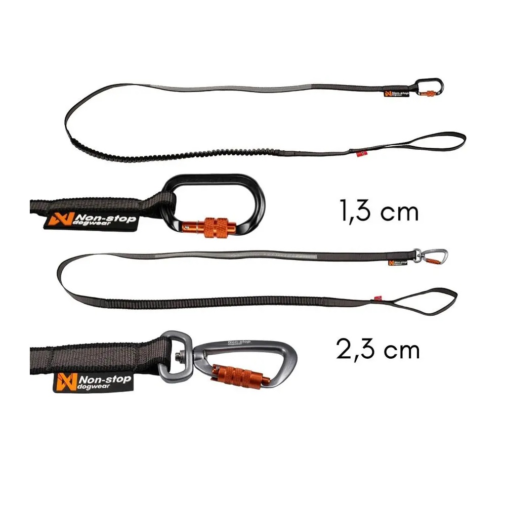 Non-Stop Dogwear Touring Bungee Leash Hundekobbel Strikk