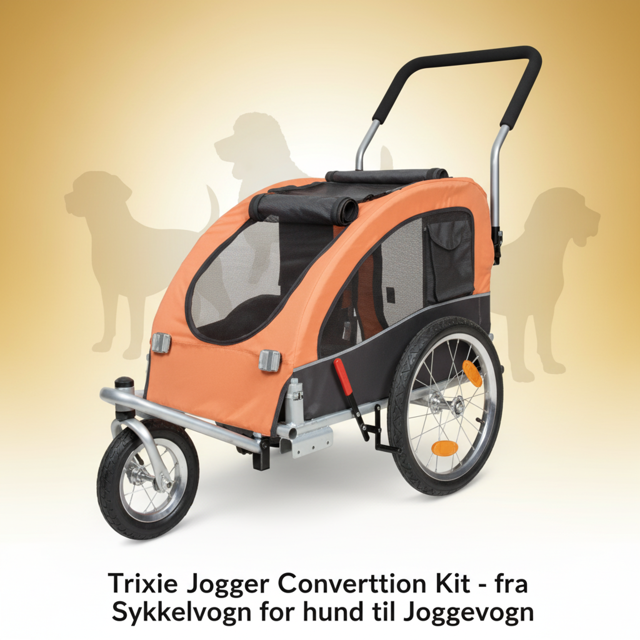 Trixie Jogger Conversion Kit - fra Sykkelvogn for hund til Joggevogn
