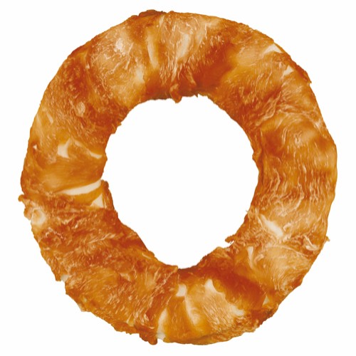 Trixie Denta Fun Chicken Chewing Ring Tyggering Hundesnacks (2 størrelser)
