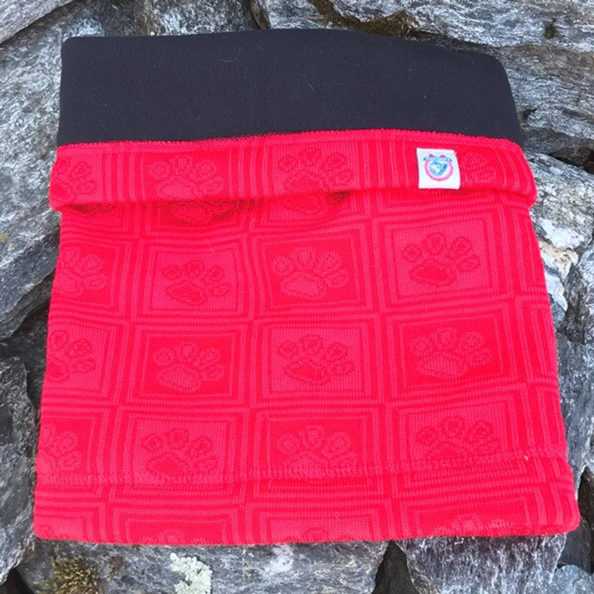 Canelana Hals Merinoull m/fleecefôr RANA Potemønster